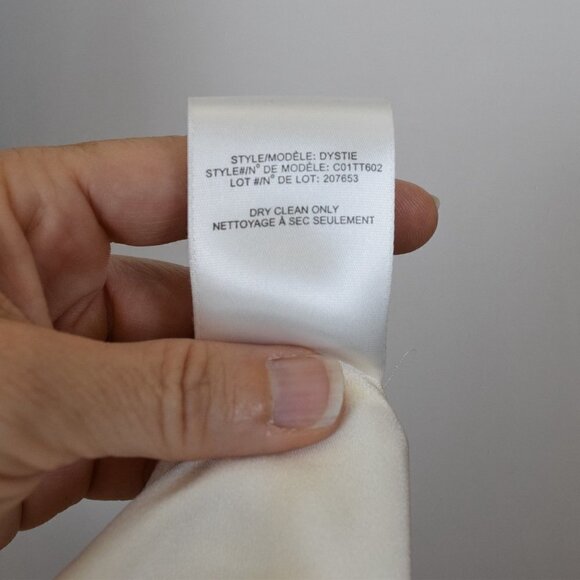 Theyskens' Theory Dystie Feckle Mini Dress 4 Ivory Boucle Tweed Fit And Flare - Picture 11 of 15